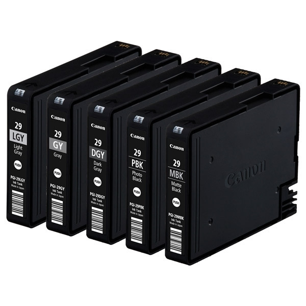 Canon PGI-29 multipack MBK/PBK/DGY/GY/LGY (original)