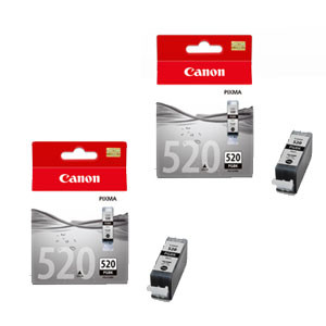 Canon PGI-520PGBK Pack ahorro 2 cartuchos negros (original)  651025 - 1