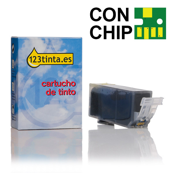 Canon PGI-525PGBK cartucho de tinta negro (marca 123tinta) 4529B001C 018468 - 1