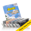 Canon PGI-530PGBK/CLI-531 cartuchos de tinta (marca 123tinta) | Pack 2 negros + 4 colores + 100 hojas de papel fotográfico 132311 - 1
