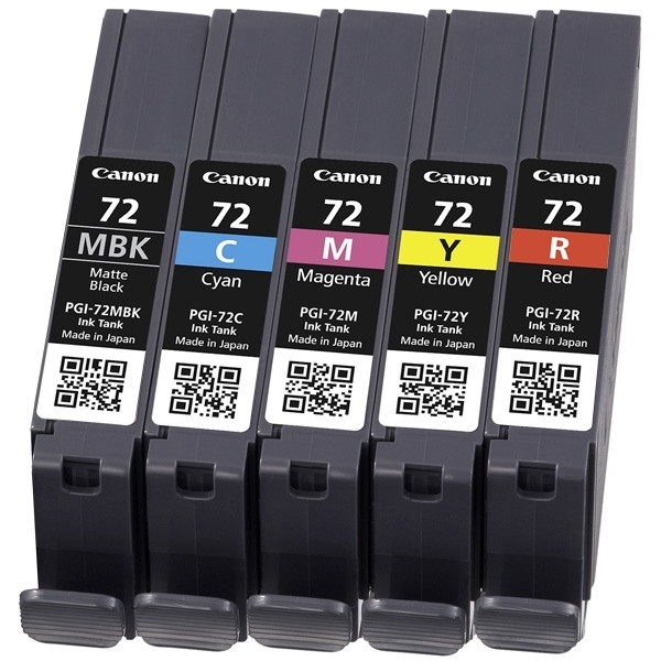 Canon PGI-72 multipack MBK/C/M/Y /R (original) – imagen 2