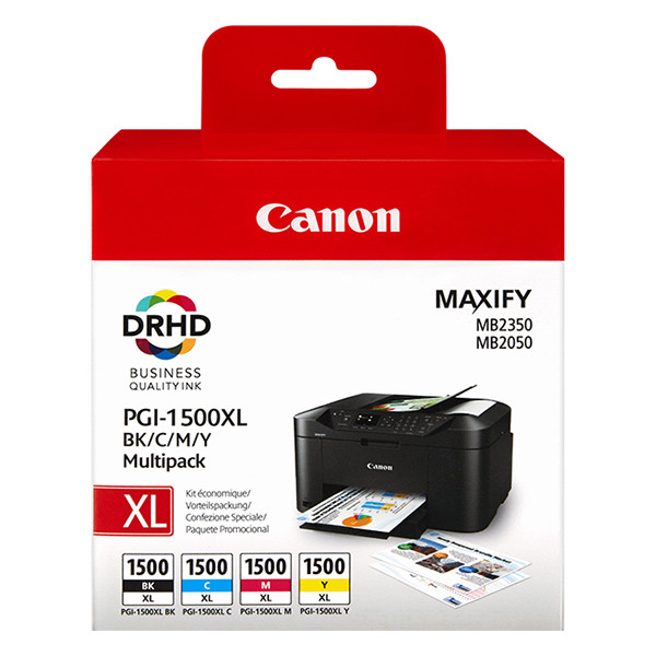Canon PGI1500XL Pack ahorro 4 colores (original) – imagen 2