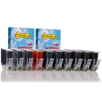 Canon Pack ahorro para Pixma Pro 9500 (2 negros + 8 colores) (marca 123tinta) 1033B001C 1034B001C 1035B001C 1036B001C 1037B001C 127120