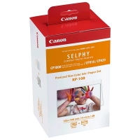 Canon RP-108 cartucho de tinta + papel tamaño postal (original) 8568B001 010150