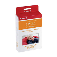 Canon RP-54 cartucho de tinta + papel tamaño postal (original) 010114