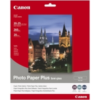 Canon SG-201 Papel foto Plus Semi-gloss | 260 gramos| 20 x 25 cm | 20 hojas 1686B018 154008