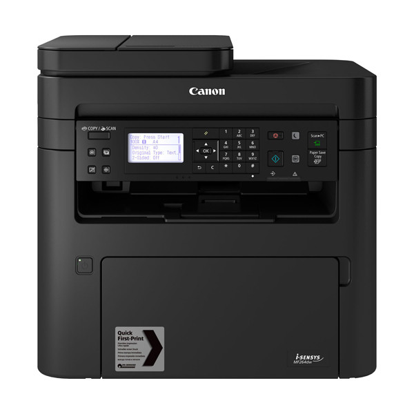 Canon i-SENSYS MF264dw Impresora all-in-one laser monocromo con wifi (3 en 1) 2925C016 5938C017 819046 - 1