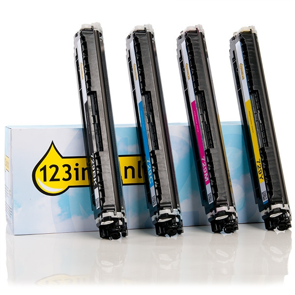 Canon serie 729BK, 729C, 729M, 729Y toners (marca 123tinta) | Pack negro + 3 colores 130088 - 1