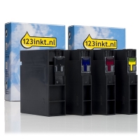Canon serie PGI-2500 cartuchos de tinta (marca 123tinta) | Pack negro + 3 colores