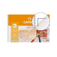 Canson Bloc dibujo Canson espiral con recuadro 20 hojas 130 gr C400110485 425979