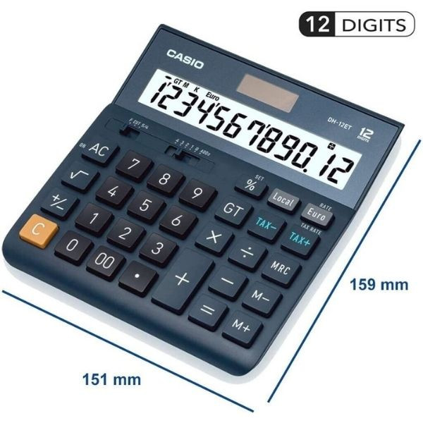 Casio DH-12ET calculadora de sobremesa con pantalla extragrande 502370 - 3