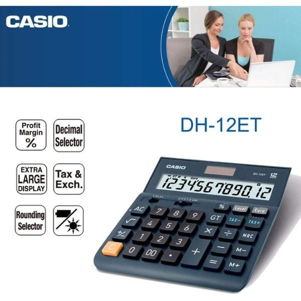 Casio DH-12ET calculadora de sobremesa con pantalla extragrande 502370 - 4