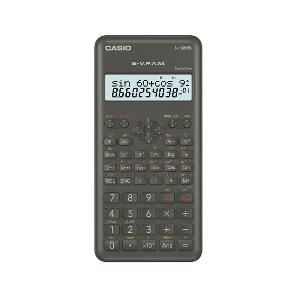 Casio FX-82MS II calculadora técnico-científica 2º Edición FX-82MS2 FX-82MS2-W 056299 - 1
