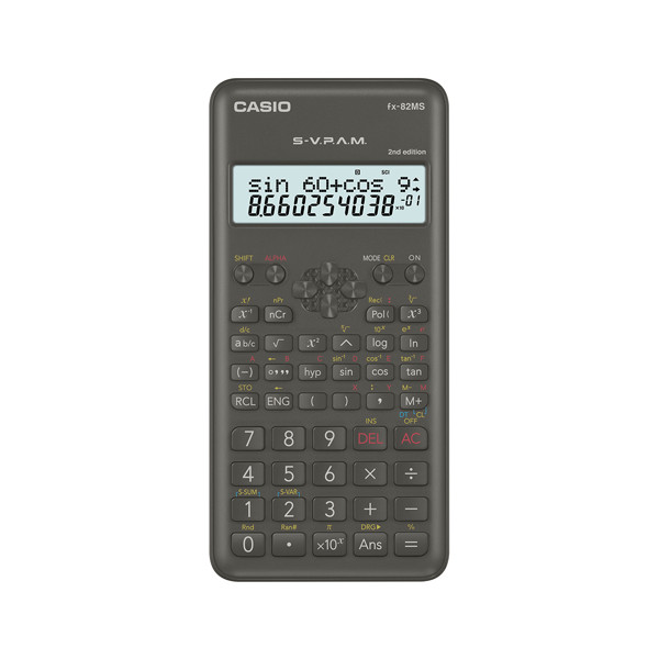 Casio FX-82MS II calculadora técnico-científica 2º Edición