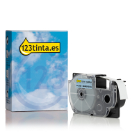 Casio XR-12ASBU cinta gris sobre azul pastel de 12 mm (marca 123tinta) 056431