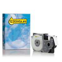Casio XR-12WEB cinta azul sobre blanco de 12 mm (marca 123tinta) KR12WEB1C 056355