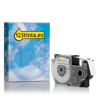 Casio XR-12WE cinta negra sobre blanca de 12 mm (marca 123tinta) 056342