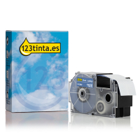 Casio XR-24ABU cinta blanca sobre azul de 24 mm (marca 123tinta) 056393