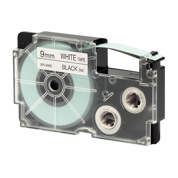 Casio XR-9WE1 cinta negro sobre blanco 9 mm (original) XR9WE1 056180 - 1