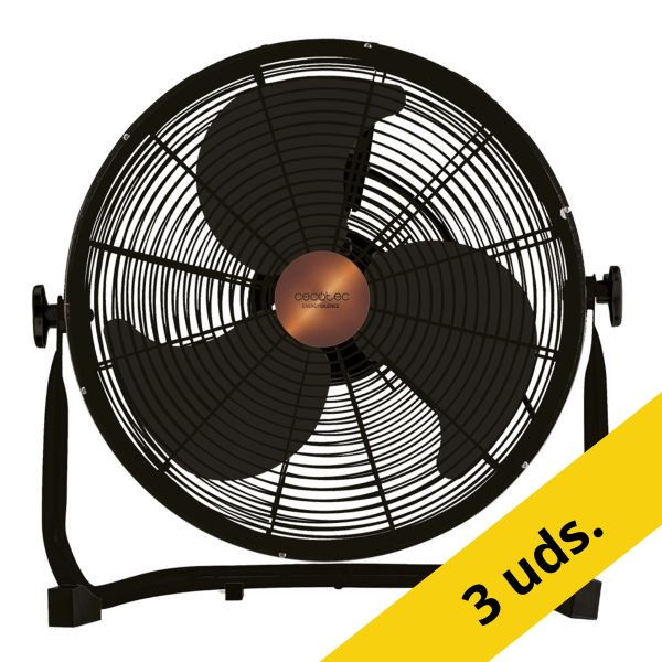Pack 3 unidades Cecotec EnergySilence 3000 Pro Ventilador Industrial Negro 90W 426956 - 1