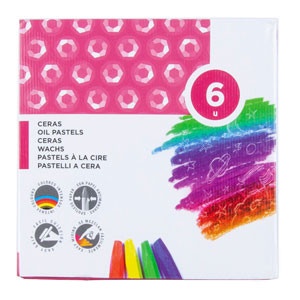 Ceras blandas caja (6 colores) CECB-001 425187 - 1