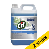 Pack Ahorro: 2x Cif Limpiador de cristales e interiores Pro Formula (5 litros)