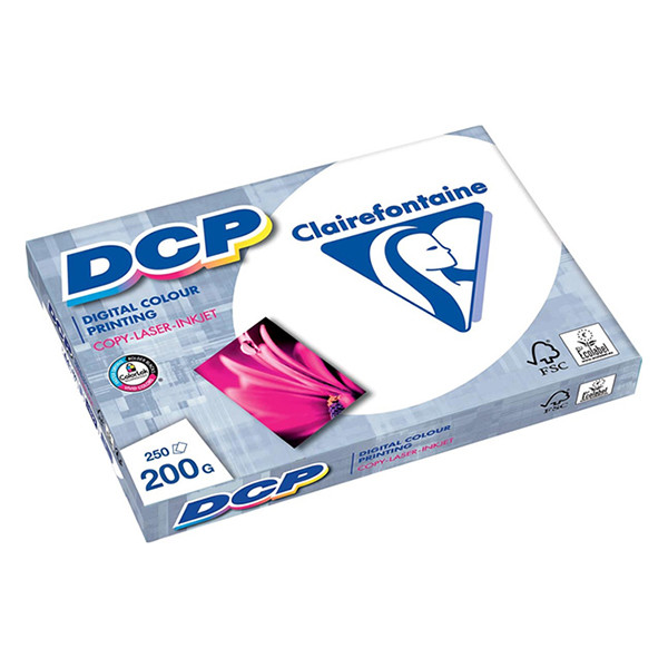 Clairefontaine DCP papel A4 | 200 g (250 hojas) 250486 - 1
