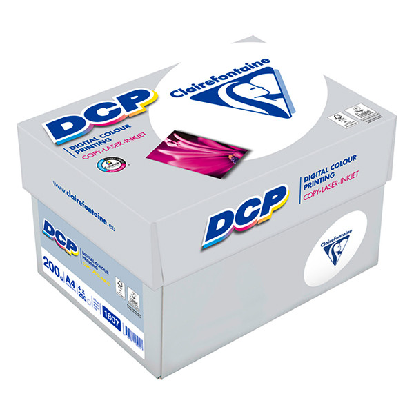 Pack x4: Clairefontaine DCP papel A4 | 200 g (250 hojas)