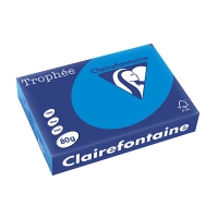 Clairefontaine azul caribeño Papel de color 80 gramos A4 (500 hojas) 250059