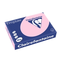 Clairefontaine rosa Papel de color 80 gramos A4 (500 hojas) 250051