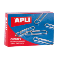 Clips Apli galvanizados de 40 mm 100 unidades 427360