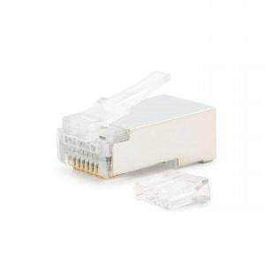 Conector Cat6 RJ45 Modular - 10 unidades (blanco) 10.21.0203 425937 - 
