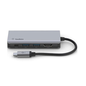 Conector multipuerto Belkin USB-C (4 en 1)