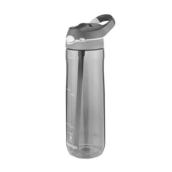 Contigo Ashland Autospout botella de agua con pajita abatible, color gris, 720 ml. 423474 - 1