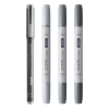 Copic Juego de marcadores Copic Ciao Shade, gris oscuro frío (4 piezas) 22075422 311031 - 2