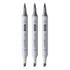Copic Juego de marcadores Copic Ciao Shade, gris oscuro frío (4 piezas) 22075422 311031 - 3
