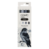 Copic Juego de marcadores Copic Ciao Shade, gris oscuro frío (4 piezas) 22075422 311031 - 1