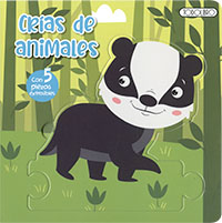 Crías de animales cuento con puzle 426846
