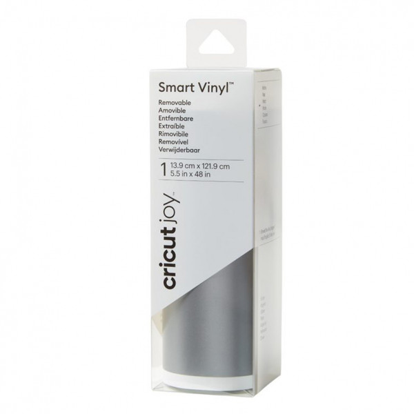 Cricut Joy vinilo inteligente removible plateado 121,9 x 13,9 cm 257025 - 1