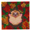 Kit de pintura de diamantes Crystal Art Erizo de otoño 30 x 30 cm 400946 - 1