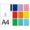 Cuaderno Espiral Folio Liso 75g (Tapa Blanda) - Surtido de colores