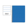 Cuaderno Espiral Folio Pautado 2.5mm 60g (Tapa Blanda) - Azul 425955 - 1