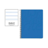 Cuaderno Espiral Folio Pautado 2.5mm 75g (Tapa Blanda) - Azul