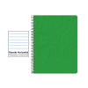 Cuaderno Espiral Folio Rayado Horizontal 60g (Tapa Blanda) - Verde 425978 - 1