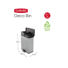 Curver Decobin Papelera rectangular duo (26+26 litros) 243887 - 2