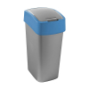 Curver Flip Bin Contenedor de reciclaje azul (45 litros) 243892 - 1