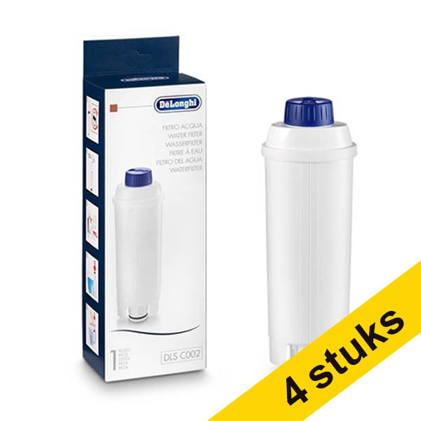 De'Longhi DLSC002 Filtro Agua Cafeteras | Pack 4 uds SDE01183 - 1