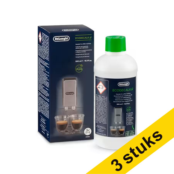 De'Longhi EcoDecalk Descalcificador Cafeteras 500 ml | Pack 3 uds SDE01011 - 1