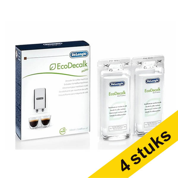 Pack Ahorro: 4x De'Longhi EcoDecalk descalcificador para cafeteras (2 x 100 ml) SDE01185 - 1