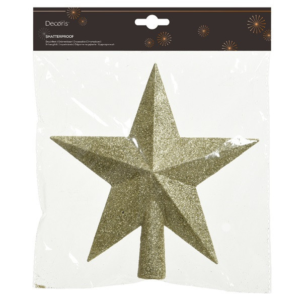 Estrella dorada para árbol de Navidad K151000408 - 2